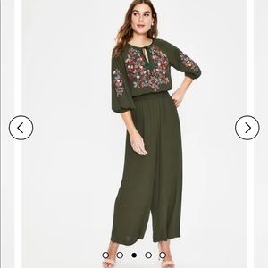 Boden Natalie Embroidered Jumpsuit